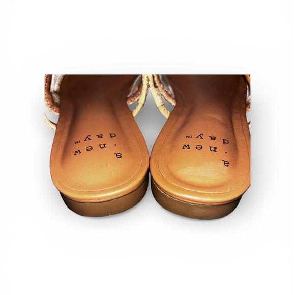 a new day Gold Woven Flats - Picture 4 of 4